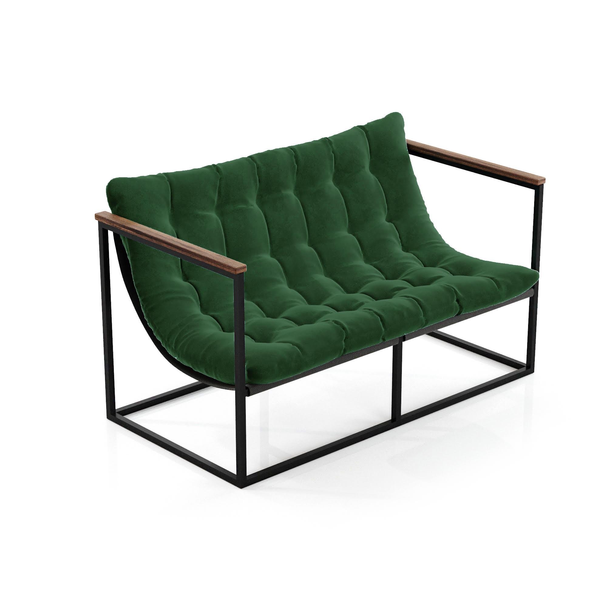 Диван ViaN Loft велюр 600x1200 Зелений