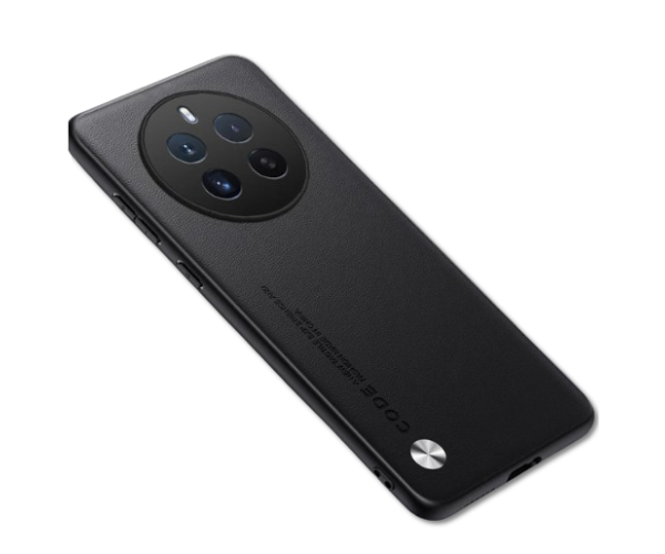 Кожаный чехол - накладка CODE Tactile Experience для Realme 12 Pro / 12 Pro Plus Черный