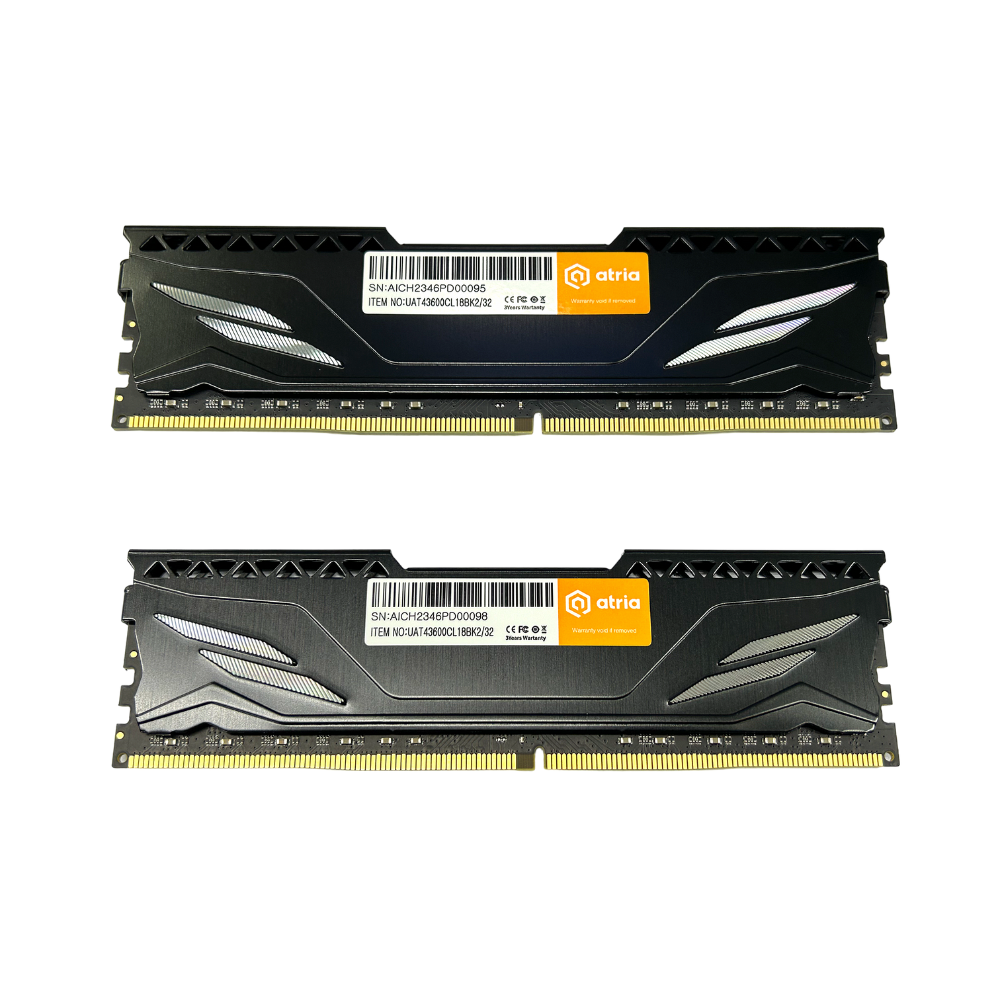 Оперативна пам'ять ATRIA Fly UAT43600CL18BK2/32 DDR432 ГБ 3600 мГц для настільних ПК Black (13827079) - фото 2