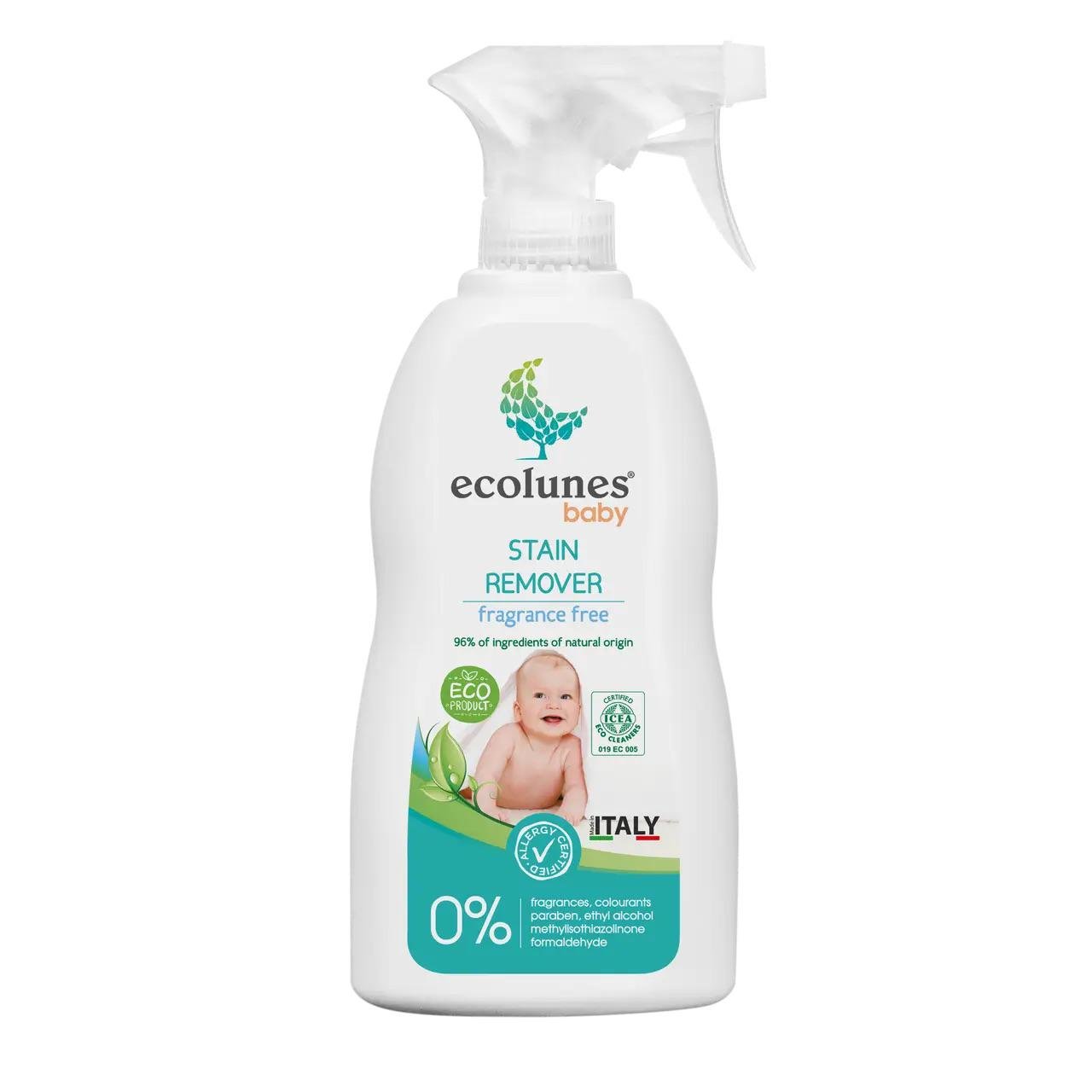 Засіб від плям та запахів Ecolunes органічний гіпоалергенний без запаху для дітей 300 мл