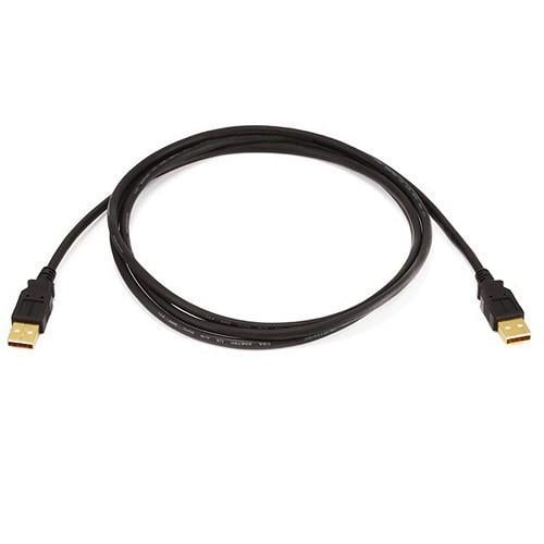 Кабель USB AM to USB AM папа-папа USB 2.0 1,8 м 480 Мбит/с Black (286536)
