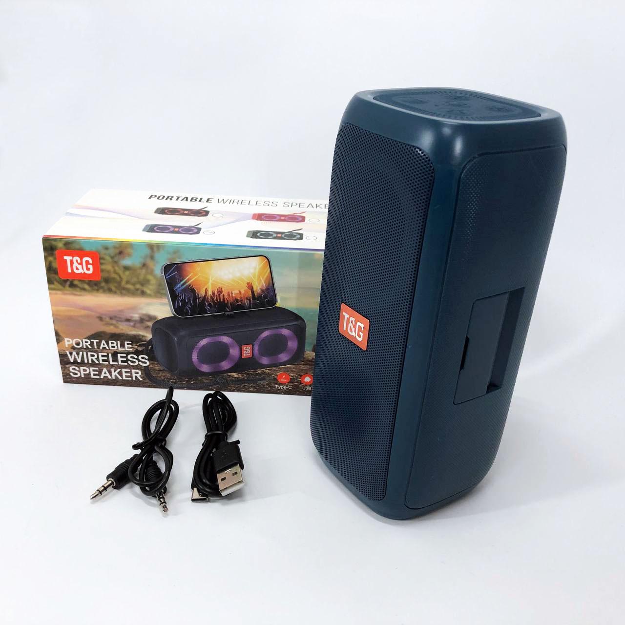 Портативна колонка TG333 2x5W з RGB підсвічуванням - фото 9