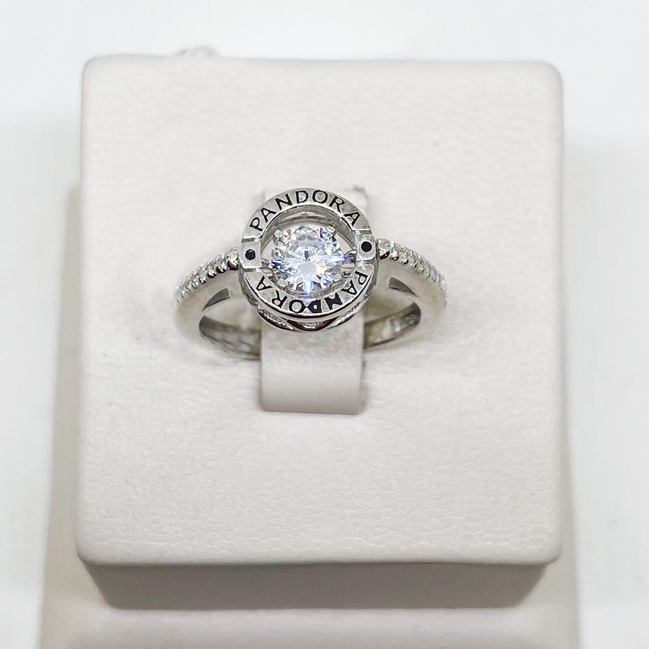 Кольцо серебряное Пандора с кубическим цирконием р. 17,5 3,41 г (1814252496)