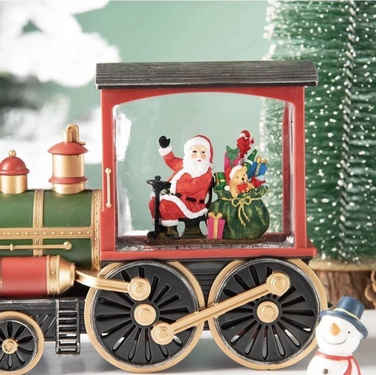 Ліхтар музичний новорічний Різдвяний поїзд на батарейках та від USB 32 см (26140881) - фото 11 Ліхтар музичний новорічний Різдвяний поїзд на батарейках та від USB 32 см (26140881) - фото 11