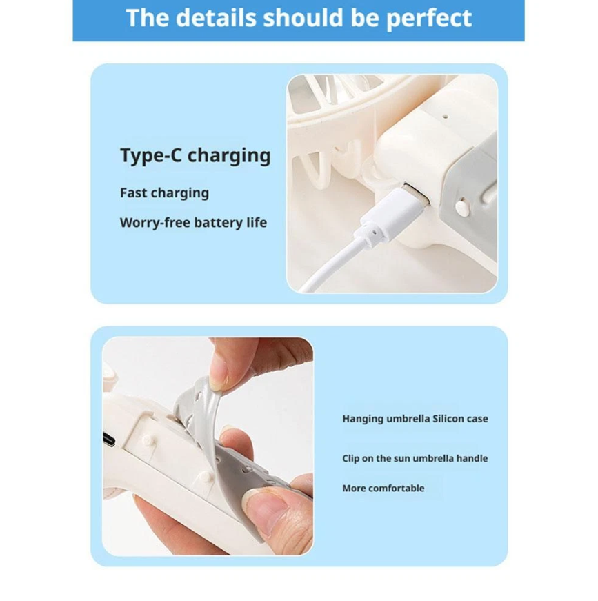 Вентилятор компактний міні XPRO Mini Fan (45897-_162) - фото 4 Вентилятор компактний міні XPRO Mini Fan (45897-_162) - фото 4