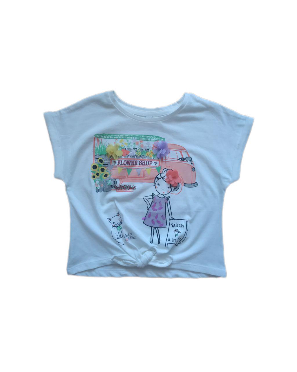 Футболка дитяча для дівчинки C&A 104 см Білий