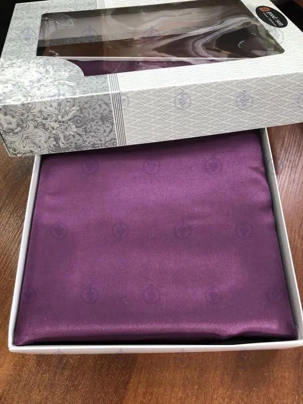 Комплект постільної білизни Moka Textile євро 4 наволочки 50х70 см/70х70 см Фіолетовий (2673343647) - фото 3