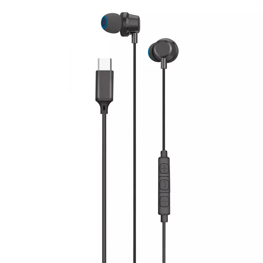 Навушники провідні Proove Scape C1 Type-C 1,2 м Black