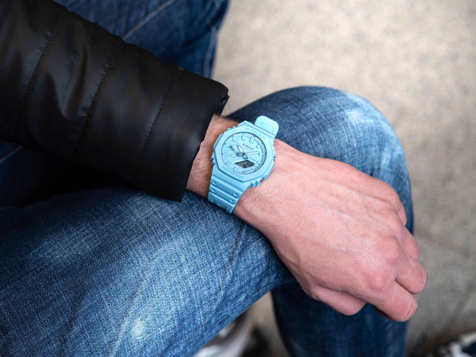 Часы Casio G-SHOCK GA-2100-2A2ER (6944) - фото 3 Часы Casio G-SHOCK GA-2100-2A2ER (6944) - фото 3