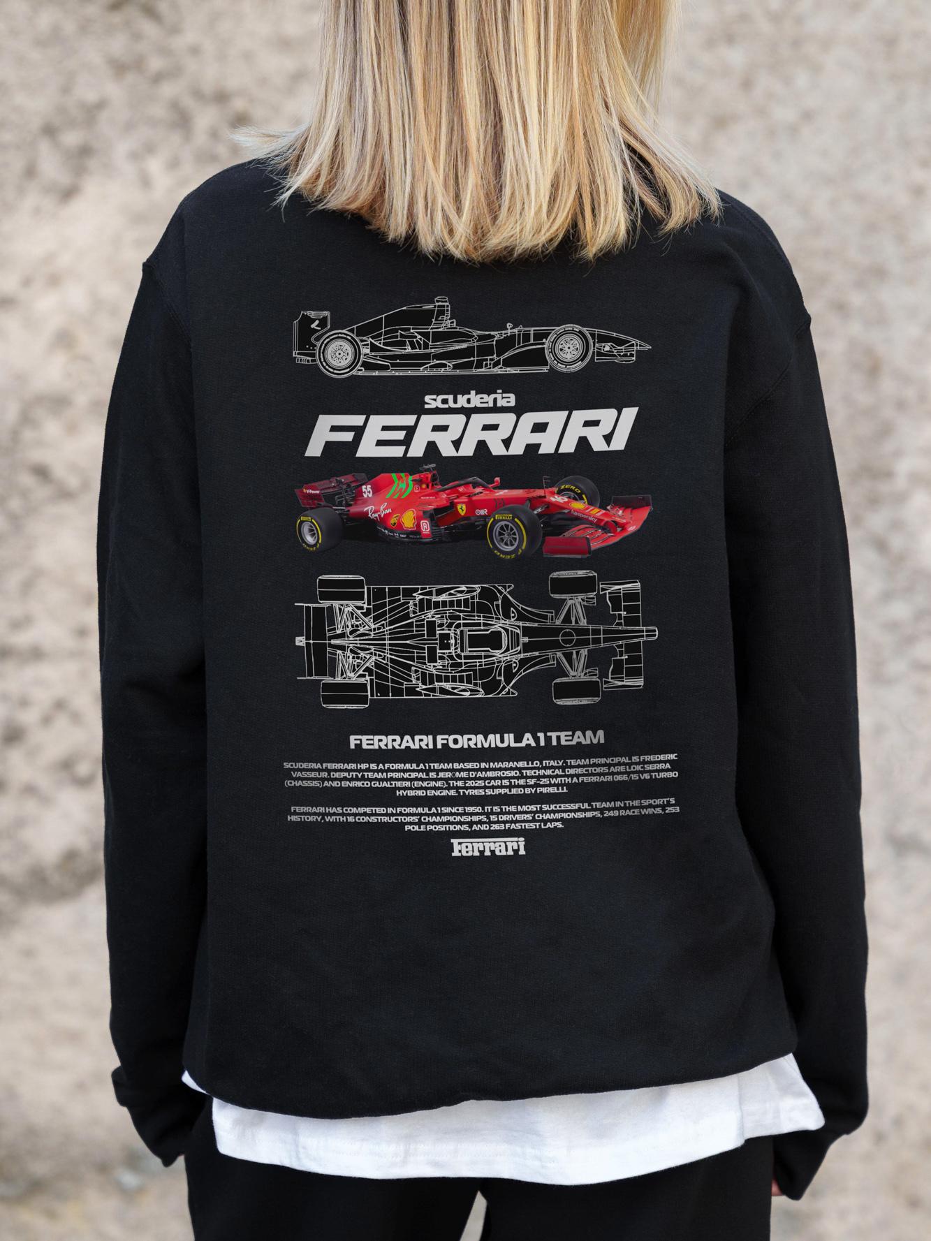 Свитшот оверсайз с принтом Without Ferrari L/XL Black (L/XL8055606) - фото 7 Свитшот оверсайз с принтом Without Ferrari L/XL Black (L/XL8055606) - фото 7