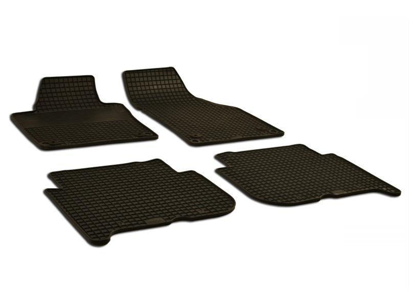 Коврики резиновые VW TOU 4 шт. с большим отверстием (KHD 212 806 BS)