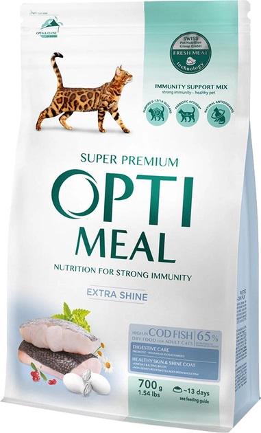 Корм сухой для взрослых кошек Optimeal с высоким содержанием трески 700 г - фото 1 Корм сухой для взрослых кошек Optimeal с высоким содержанием трески 700 г - фото 1