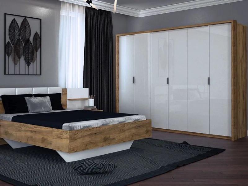 Гарнитур спальный Миро-Марк Asti №5 Дуб Крафт/Белый глянцевый (213-22-2)