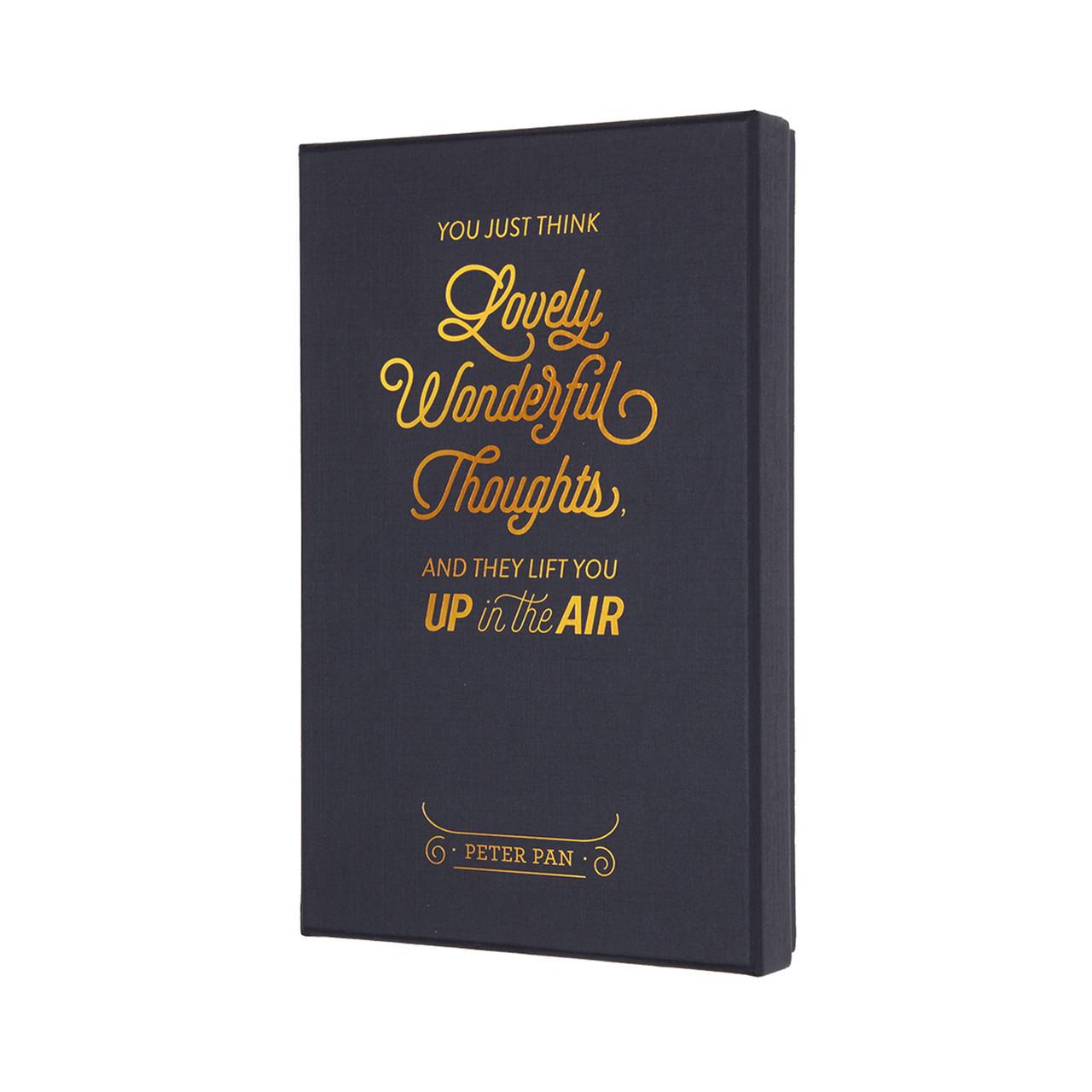 Блокнот Moleskine Limited Peter Pan средний 240 страниц в линейку в подарочной упаковке 13х21 см Синий