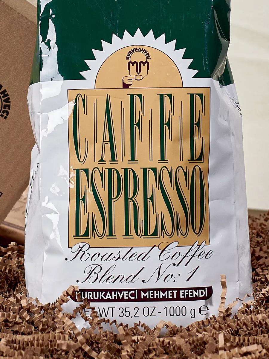 Кава турецька в зернах Kurukahveci mehmet efendi Espresso 100% арабіка 1 кг пакет (24979564) - фото 4 Кава турецька в зернах Kurukahveci mehmet efendi Espresso 100% арабіка 1 кг пакет (24979564) - фото 4