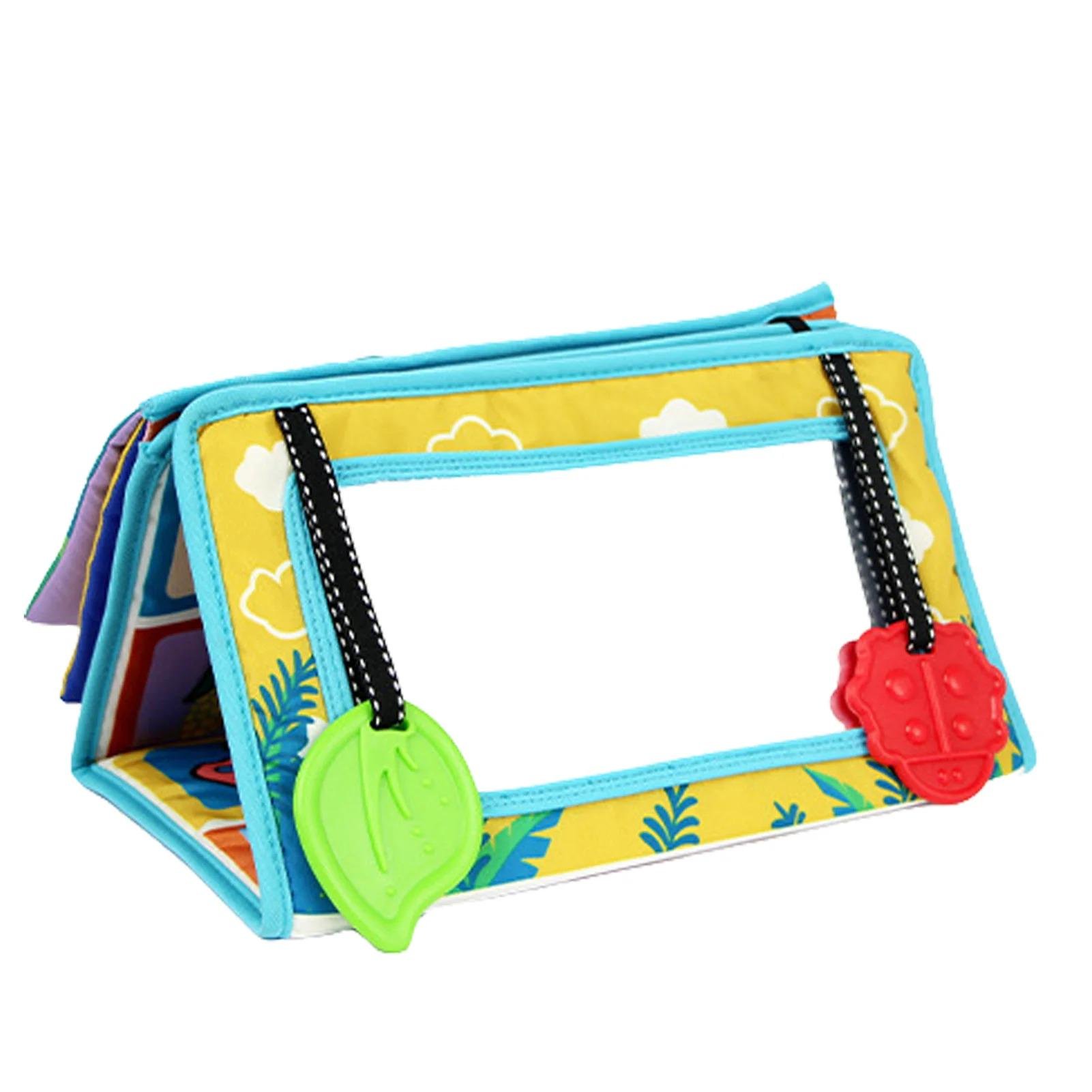 Іграшка розвиваюча UiTeZool Дзеркало та книжка-розкладушка Color B