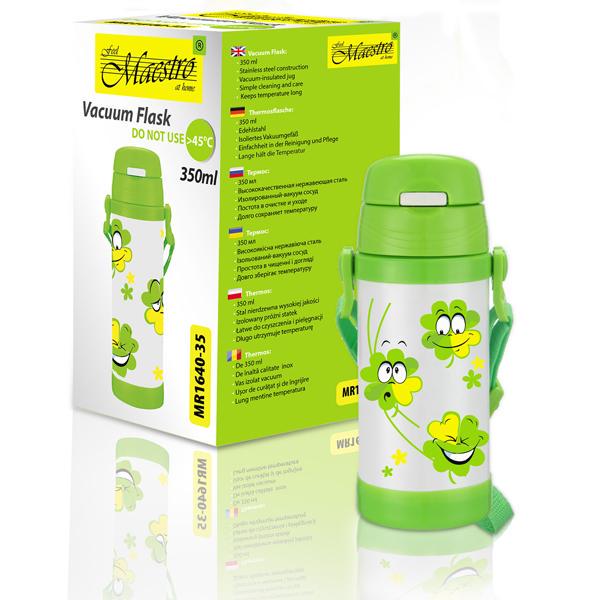 Термокружка Maestro 350 мл Зеленый (MAE-MR-1640-35) - фото 2 Термокружка Maestro 350 мл Зеленый (MAE-MR-1640-35) - фото 2