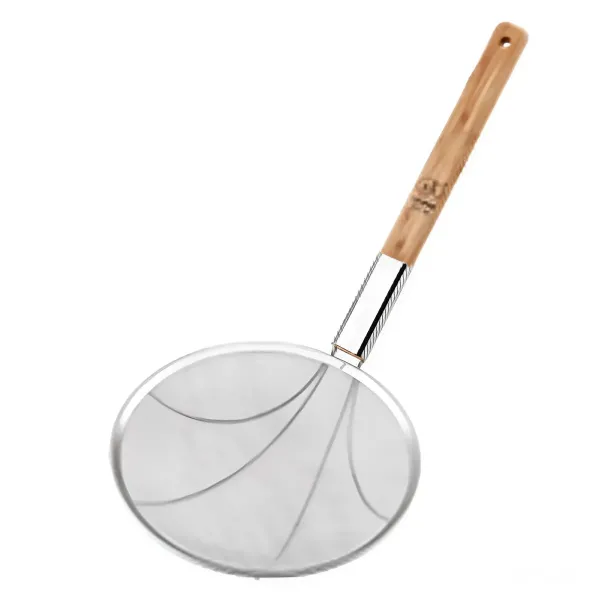 Шумовка для глаза и фритюра Zhongjing из нержавеющей стали 28 см Серебряный (147-107- HP-19-19-28CM)