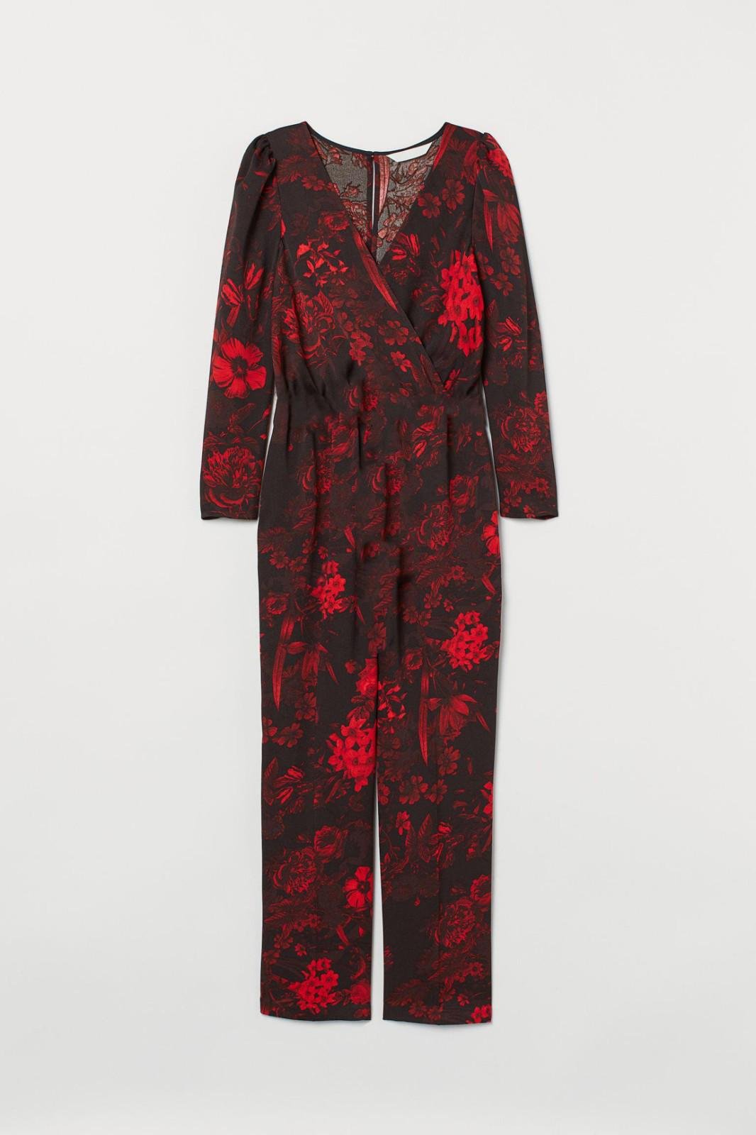 Комбинезон Цветы р. 40 Черный/Красный (7960460abr) Комбинезон Цветы р. 40 Черный/Красный (7960460abr)