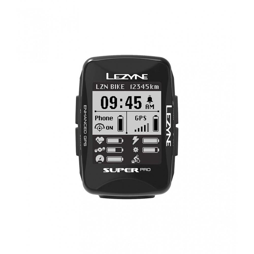 Компьютер Lezyne Super Pro GPS Smart Loaded Y13 Черный (10303618) - фото 1