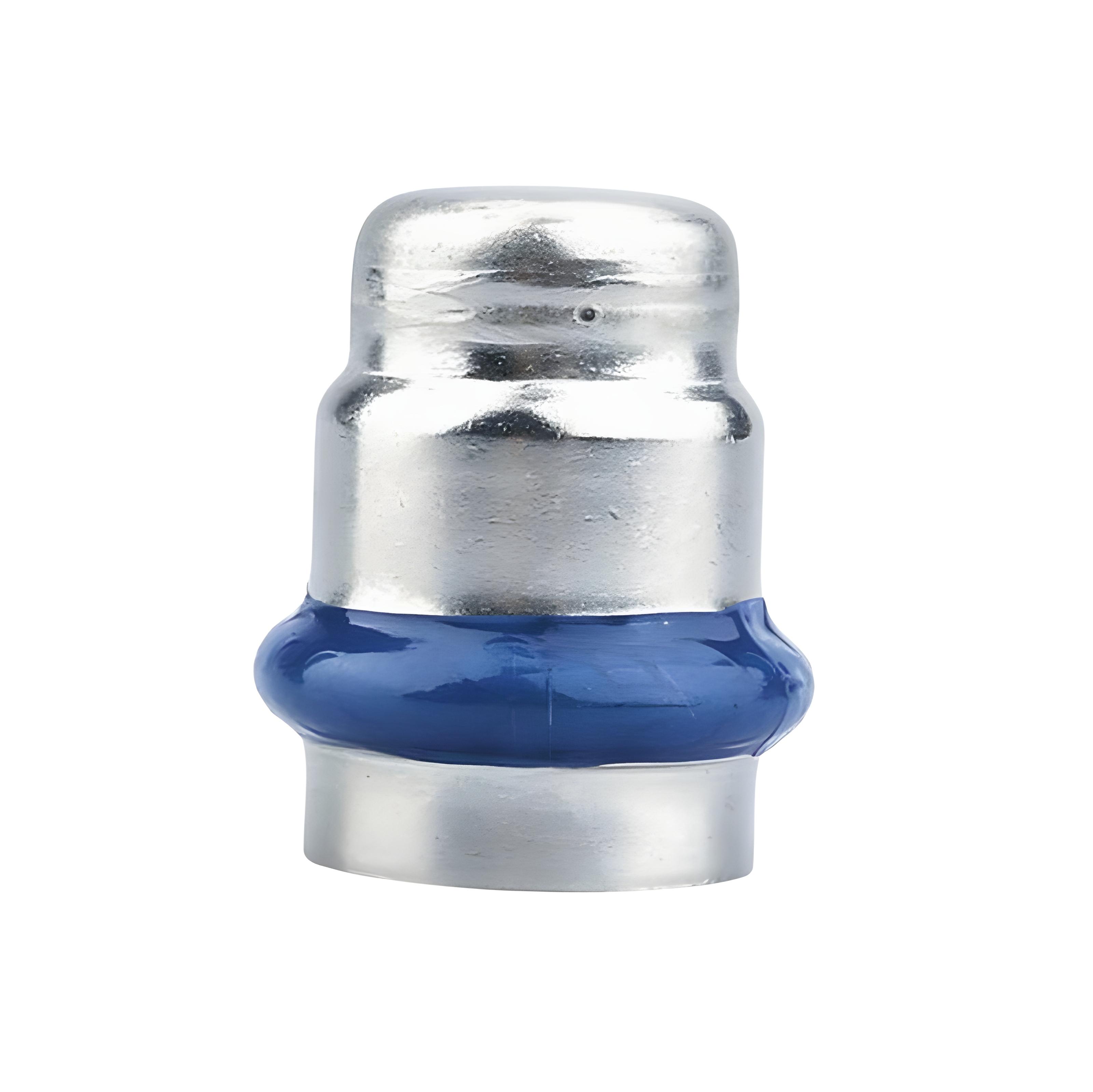 Заглушка ASG INOX тип V press steel d 15 мм (SW-100788)