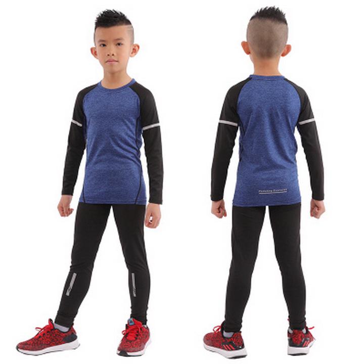 Комплект дитячої термобілизни Thermal Underwear FENTA Reflective Kids 145-155 см Blue (2661) - фото 2