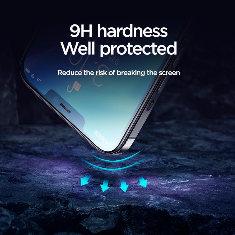 Защитное стекло Joyroom JR-PF596 Tempered Film 2,5D Full Screen HD для iPhone 12/12 Pro 6,1" (87bd3d47) - фото 4 Защитное стекло Joyroom JR-PF596 Tempered Film 2,5D Full Screen HD для iPhone 12/12 Pro 6,1" (87bd3d47) - фото 4