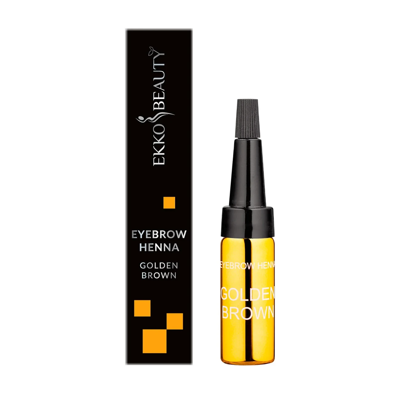 Хна для бровей Ekko Beauty 5 мл Золотисто-коричневый (011040)
