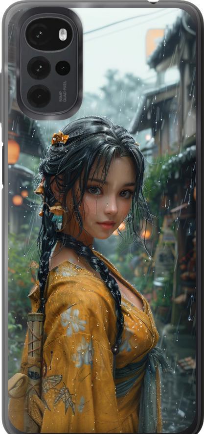 Чехол на Motorola G22 Anime-girl (6133u-2681-42517)