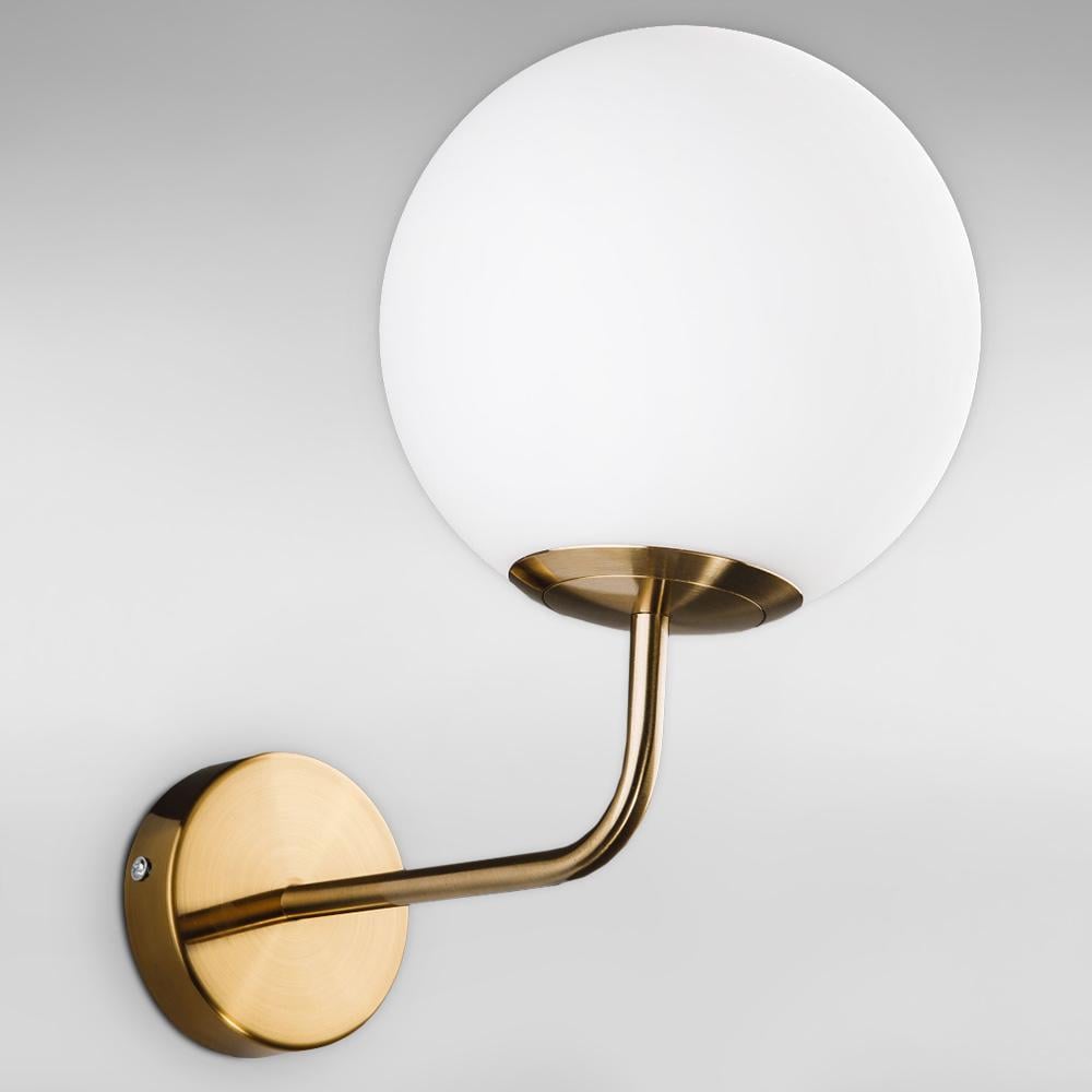 Светильник настенный Light House DL-18545/1W Латунь/Белый