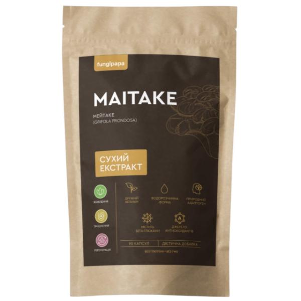 Натуральний грибний комплекс Fungipapa Grifola frondosa Mайтаке cухий екстракт 90 капс. (23712991)