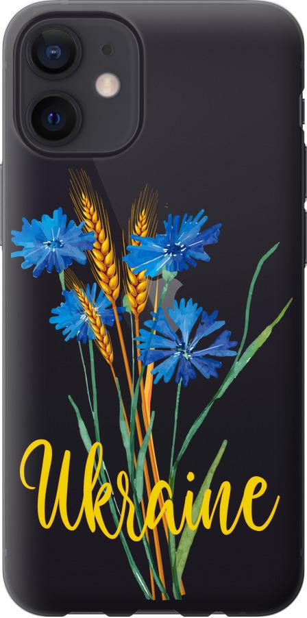 Чехол на iPhone 12 Mini Ukraine v2 (5445t-2071-42517)