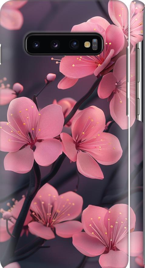 Чехол на Samsung Galaxy S10 Plus Пурпурная сакура (6075m-1649-42517)
