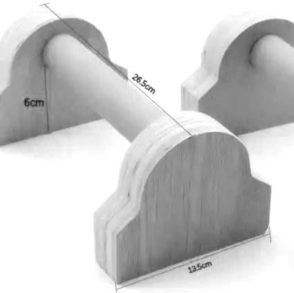 Паралети балансові з дерева Карнам Каррі (БЛП-001003) - фото 2