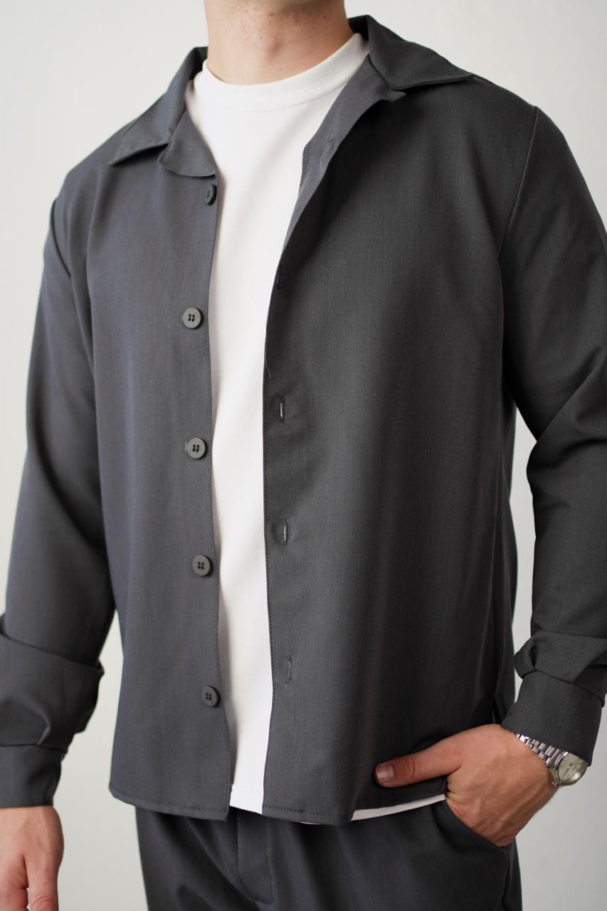 Костюм мужской классический Tiar A0126 рубашка/штаны L Графит (A0126/1/3) - фото 5 Костюм мужской классический Tiar A0126 рубашка/штаны L Графит (A0126/1/3) - фото 5