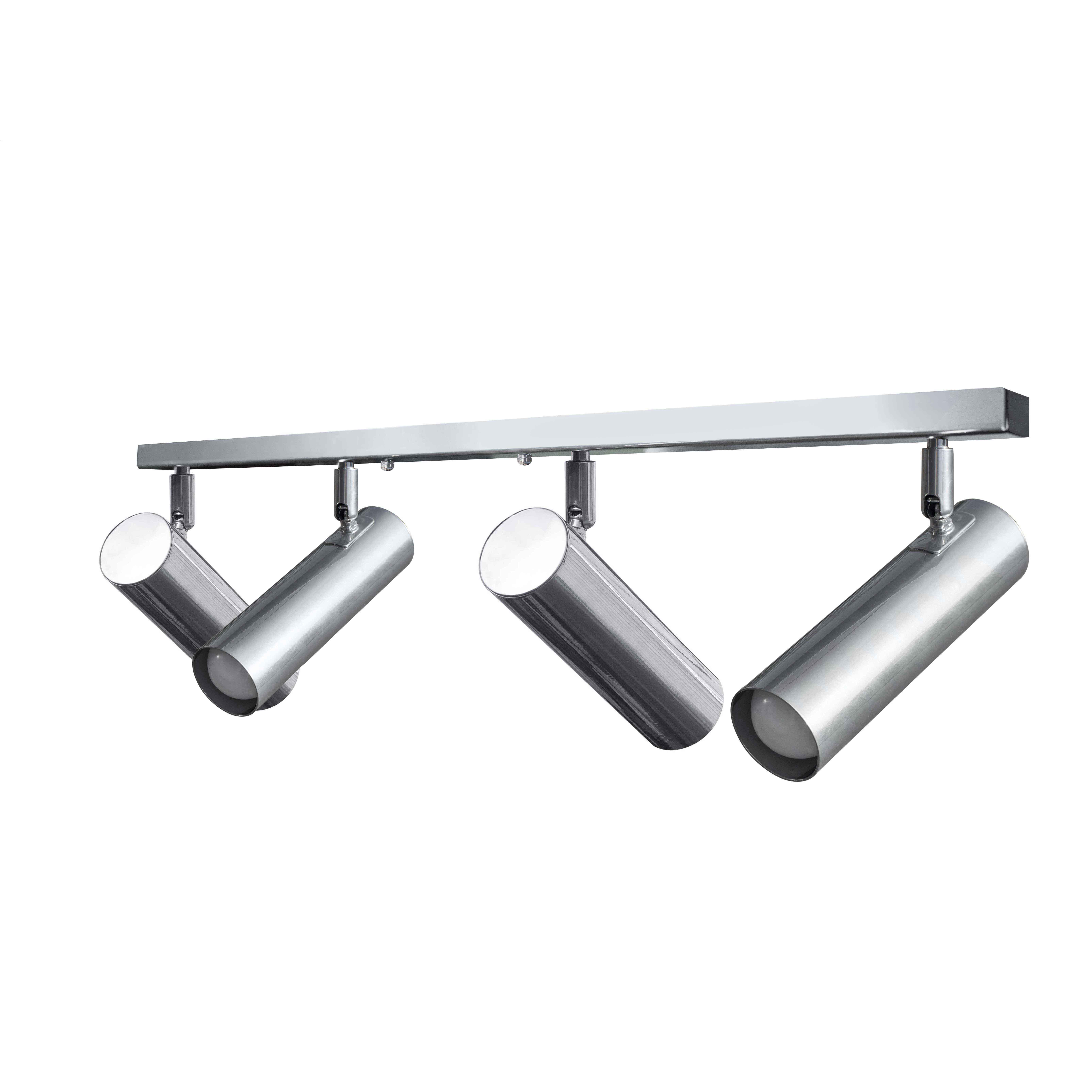 Спот MSK Electric с поворотными плафонами на планке NL 1750-4 CR