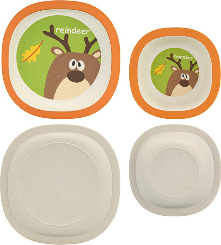 Набор детский Fissman Олененок 3 пр. бамбуковое волокно (FN-9492) - фото 3 Набор детский Fissman Олененок 3 пр. бамбуковое волокно (FN-9492) - фото 3