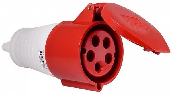 Переносная розетка Loga 32А 3Р+N+PE IP44 для промышленного оборудования