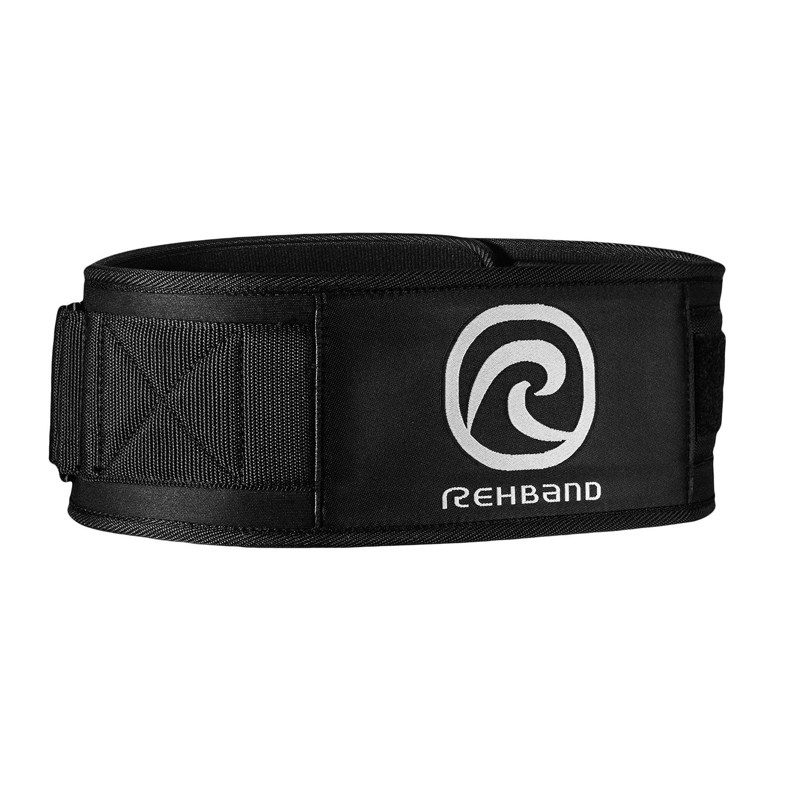 Пояс для тяжелой атлетики Rehband M Черный (133306-M)