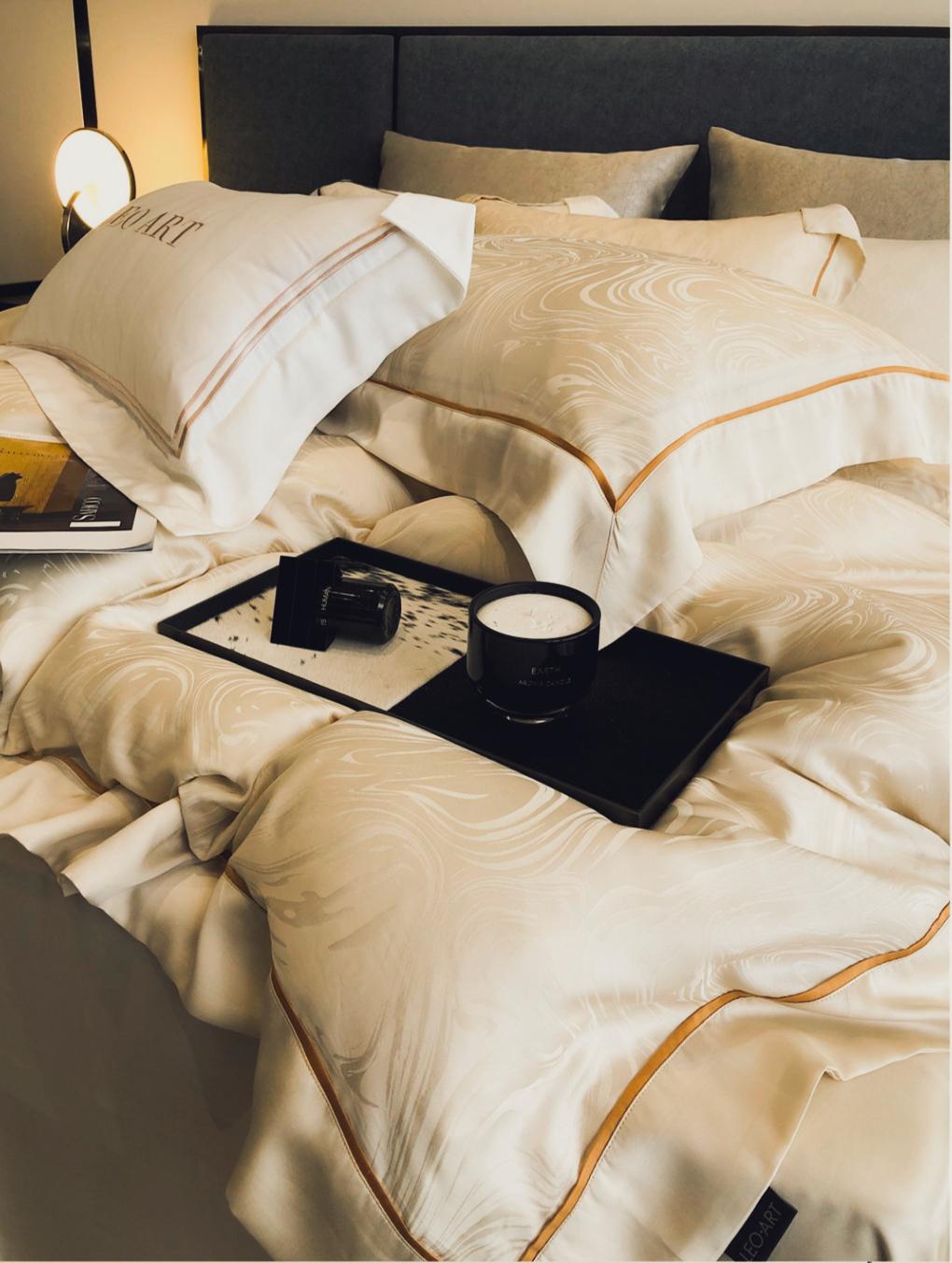 Комплект постільної білизни Tensel Charmeuse Home євро 200х230 см/50х70 см (0006) - фото 2 Комплект постільної білизни Tensel Charmeuse Home євро 200х230 см/50х70 см (0006) - фото 2