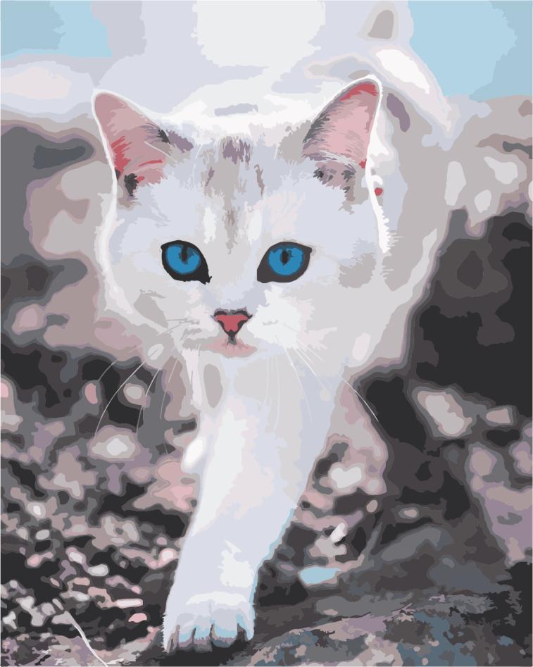 Картина за номерами ArtStory Біла красуня 40x50 см (AS1056) Картина за номерами ArtStory Біла красуня 40x50 см (AS1056)