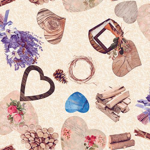 Клеенка Stenson Strong MA-5040-2 уплотненная на нетканой основе 1,37х20 м