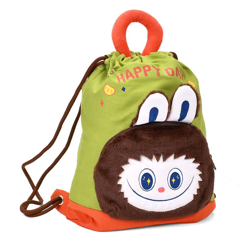 Рюкзак YG0141 36x39x10,5 см плюш для взуття 300 г Зелений Рюкзак YG0141 36x39x10,5 см плюш для взуття 300 г Зелений