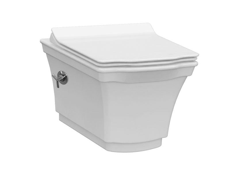 Чаша підвісного унітазу IDEVIT Neo Classic SC SETK3304-0617-001-1-6000 з функцією біде/вентилем та сидінням