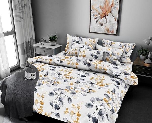 Простынь на резинке Вилена Голд Осенняя рапсодия бязь 140х200/25 см