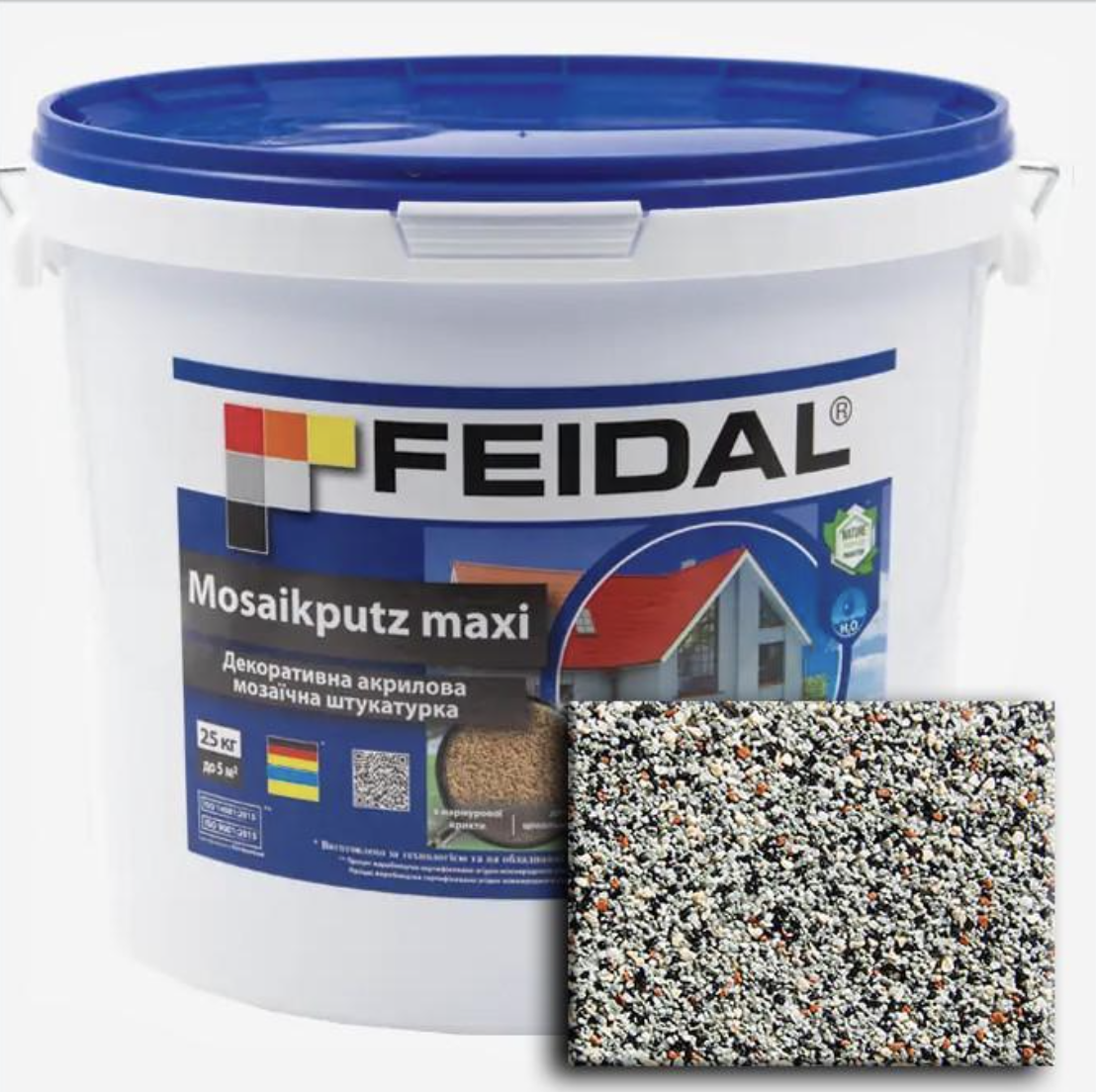 Декоративна штукатурка акрилова Feidal Mosaikputz maxi C32 мозаїчна 15 кг (27581980)