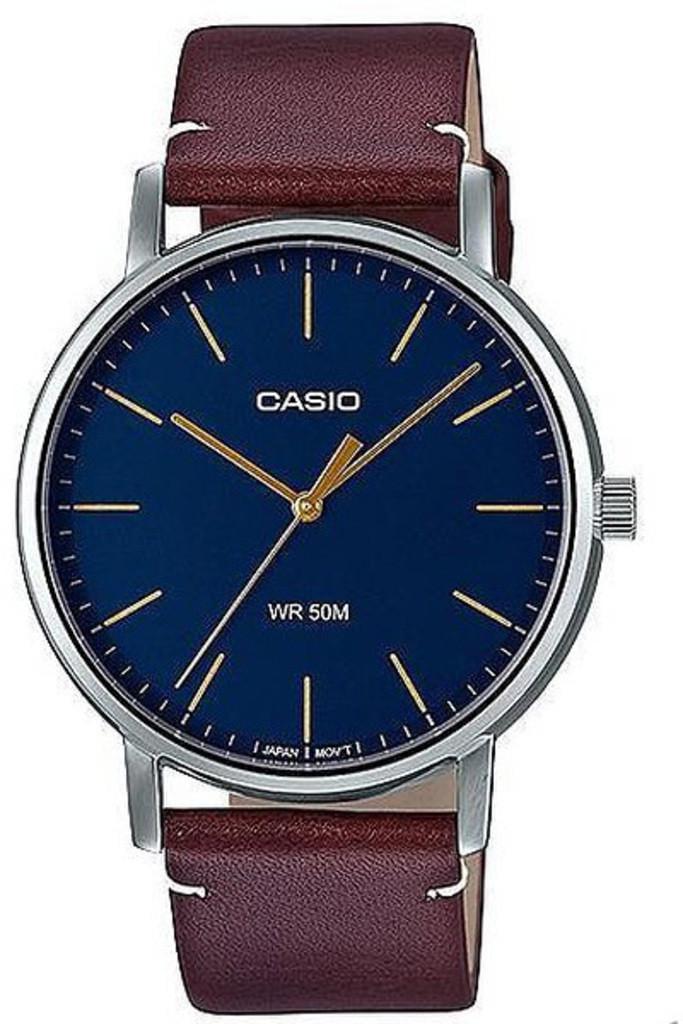 Мужские наручные часы Casio Timeless Collection MTP-E171L-2E со стальным корпусом Синий (3151092488)