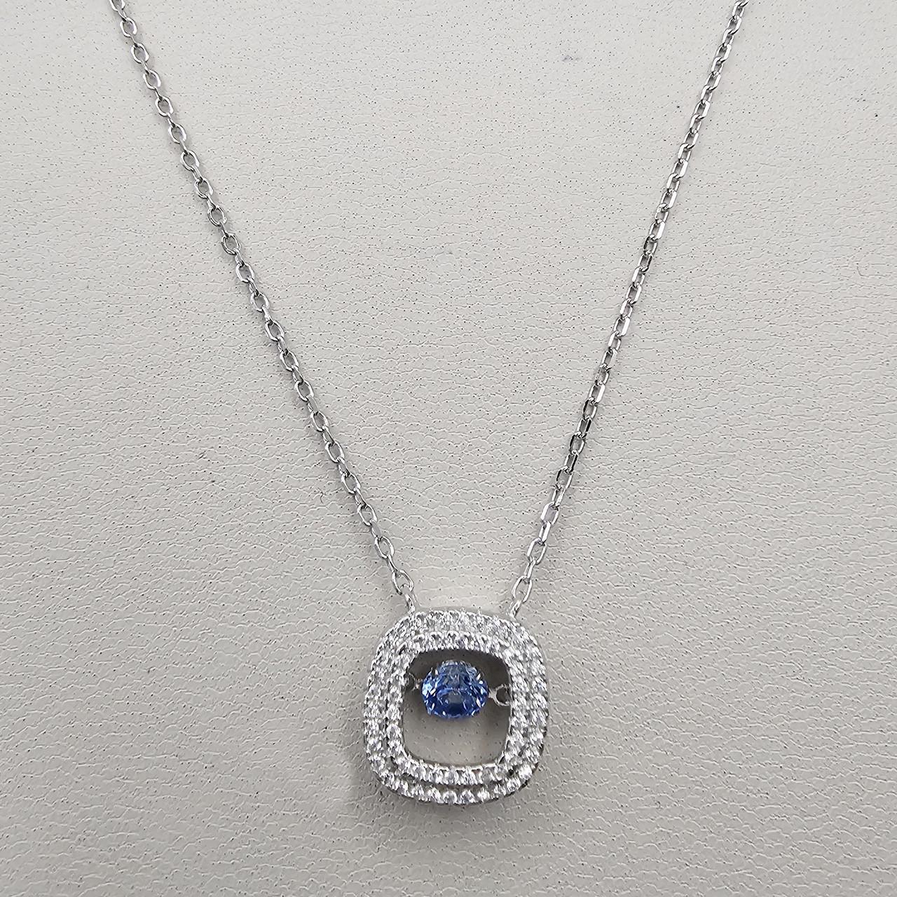 Колье серебряное с кубическим цирконием 40-43 см 3,59 г (3054591119)