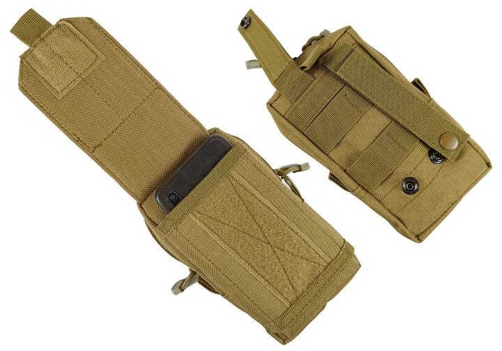 Итог-органайзер для телефона/документов и личных вещей MOLLE Койот (EF-0904-C) - фото 3 Итог-органайзер для телефона/документов и личных вещей MOLLE Койот (EF-0904-C) - фото 3