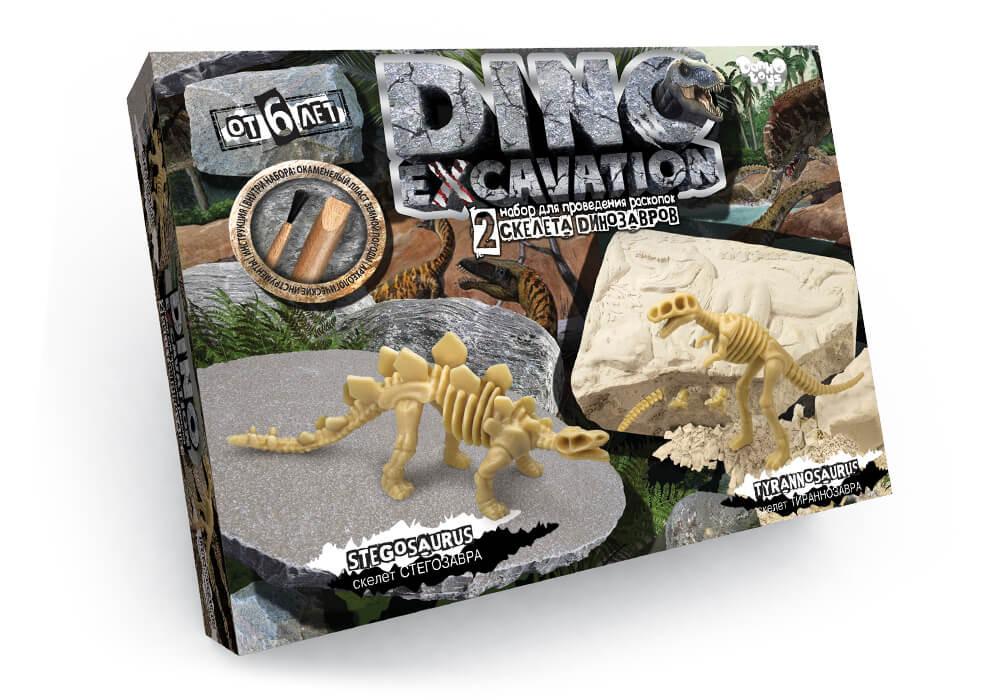Набор для проведения раскопок Danko Toys DEX-01-04/05/06 DINO EXCAVATION рус